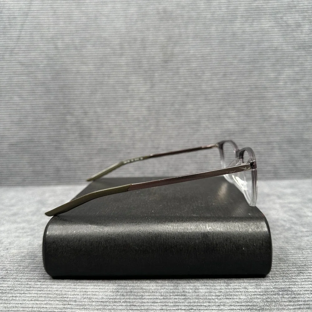 Nike 7284 025 Y2K Eyeglasses Gray Purple Gradient Rectangular Frames 54-16-145